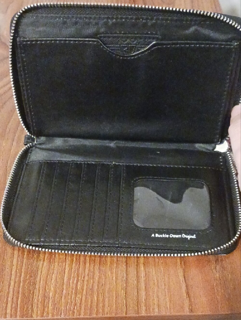 Buckle-Down Blue Jack Skellington Zip Wallet - Picture 3 of 5